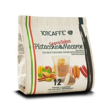 Pistacchio & Macaron - Café gourmand - Nespresso® 12pcs